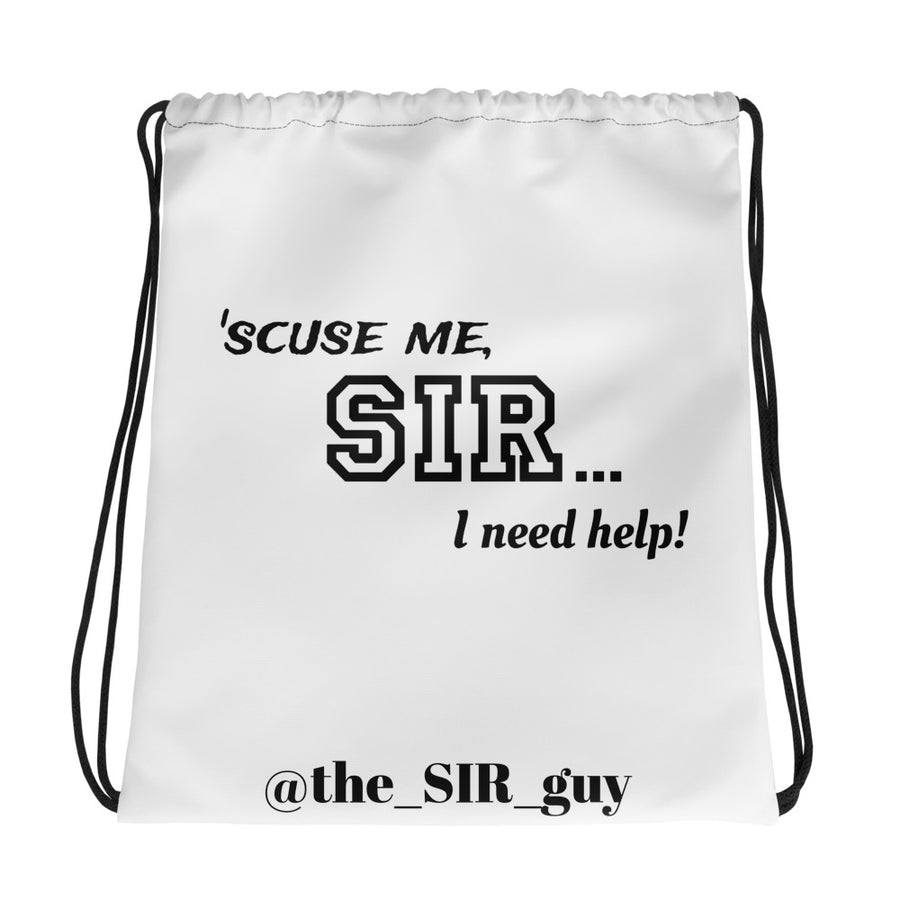 SIR drawstring bag